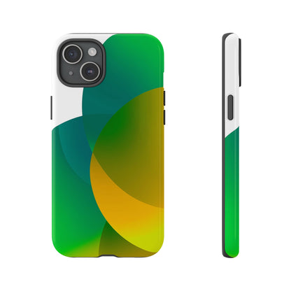 Verdant Bloom – Abstract Gradient Phone Case for iPhone, Samsung & Pixel