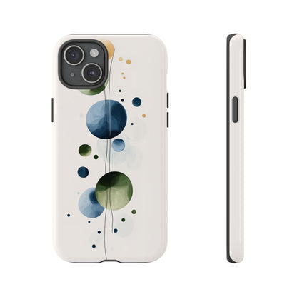 Orbit Bloom – Abstract Bubble Art Phone Case for iPhone, Samsung & Pixel