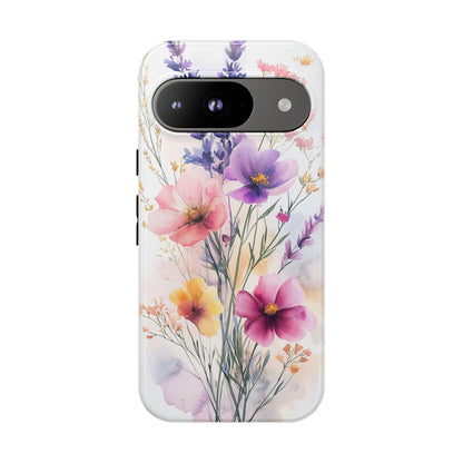 Blooming Meadow Watercolor Phone Case for iPhone, google Pixel & Samsung