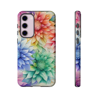 Rainbow Bloom Mandala Floral Mobile Case