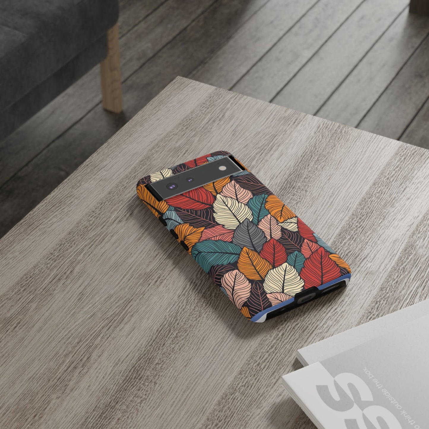 Colorful Abstract Leaves Pattern Design