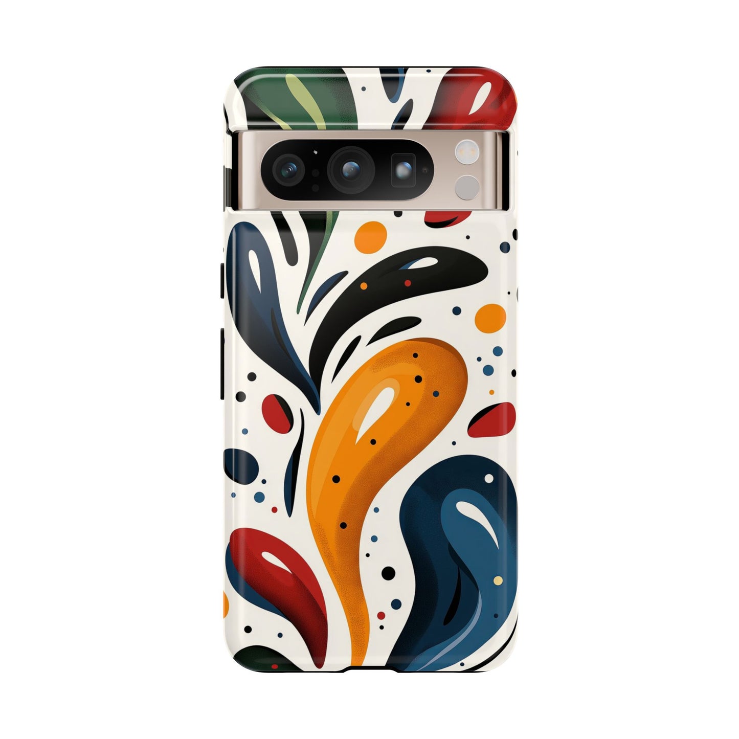 Fluid Pop Abstract Phone Case – Space-Inspired Art for iPhone, Samsung & Pixel