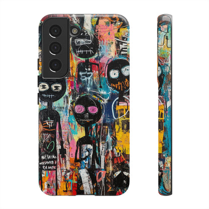 Basquiat Phone Case – Graffiti iPhone Cover - iPhone, Samsung & Google Pixel Cover - Artistic Painting Case,  Art Lover Gift
