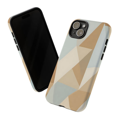 Neutral Geometrical Triangular Abstract Pattern
