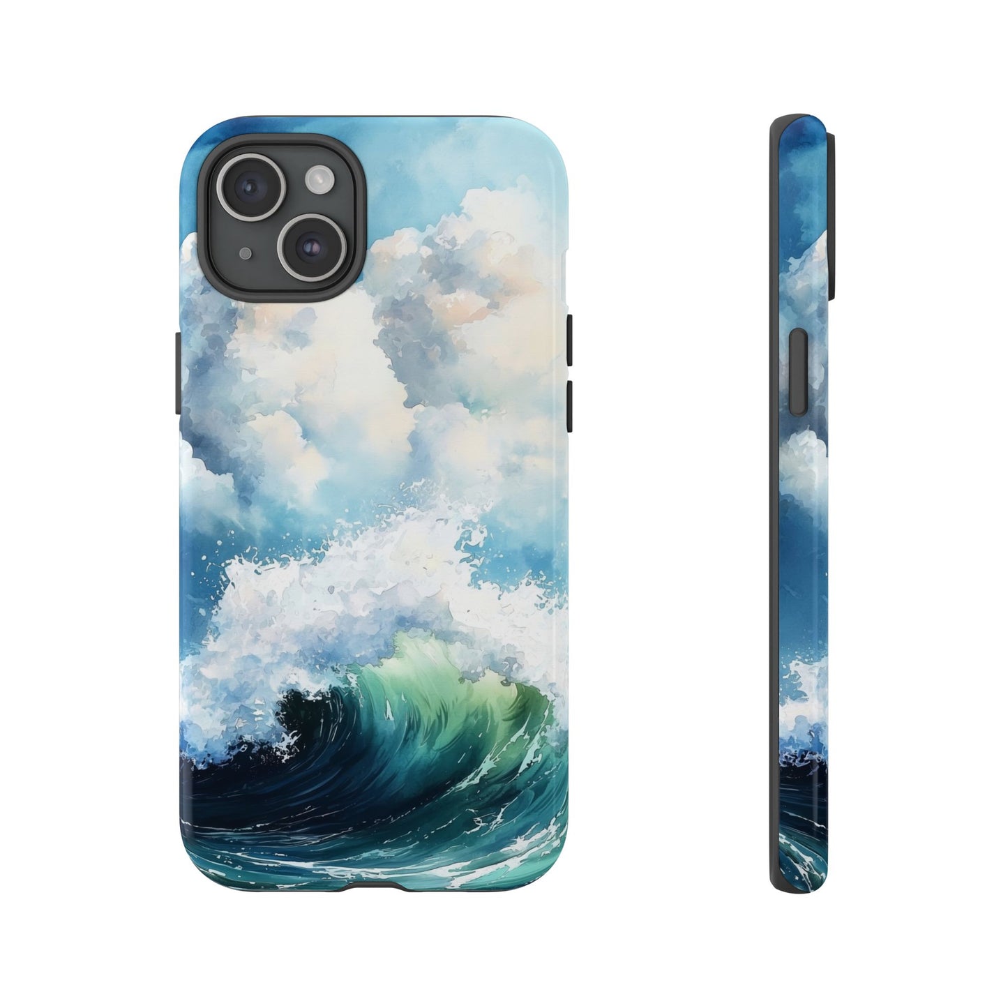 Pastel Wave Dream Watercolor Phone Case for iPhone, google Pixel & Samsung