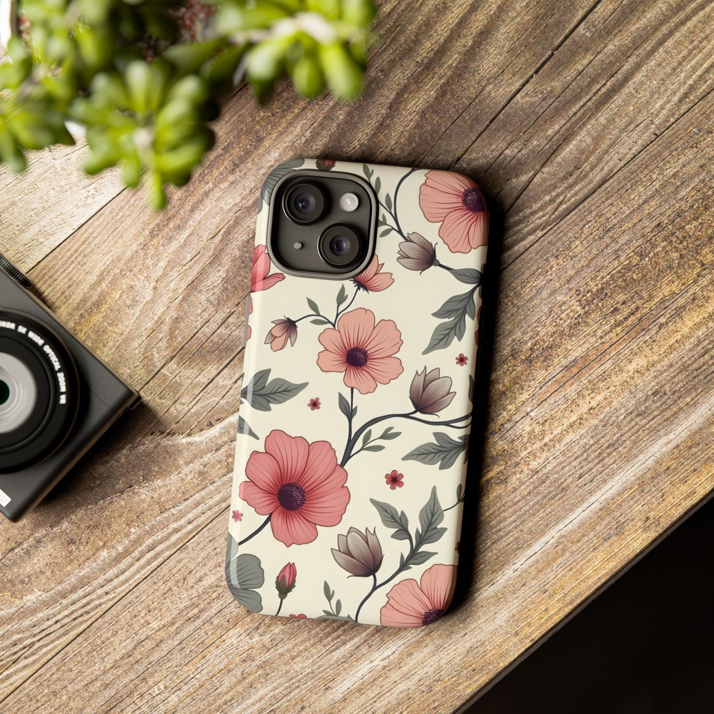 Floral Iphone Case, Botanical Pattern Design