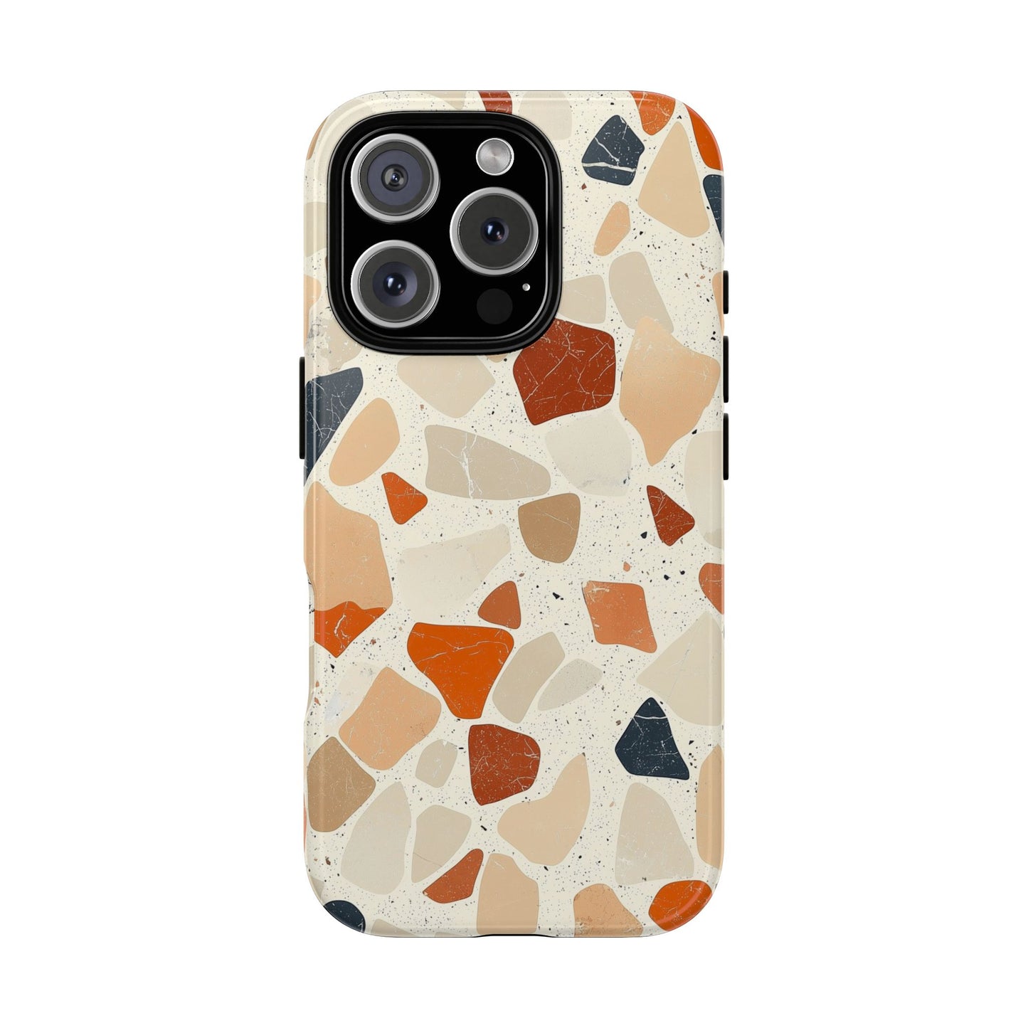 Rustic Terrazzo Stone Phone Case for iPhone, Pixel & Samsung