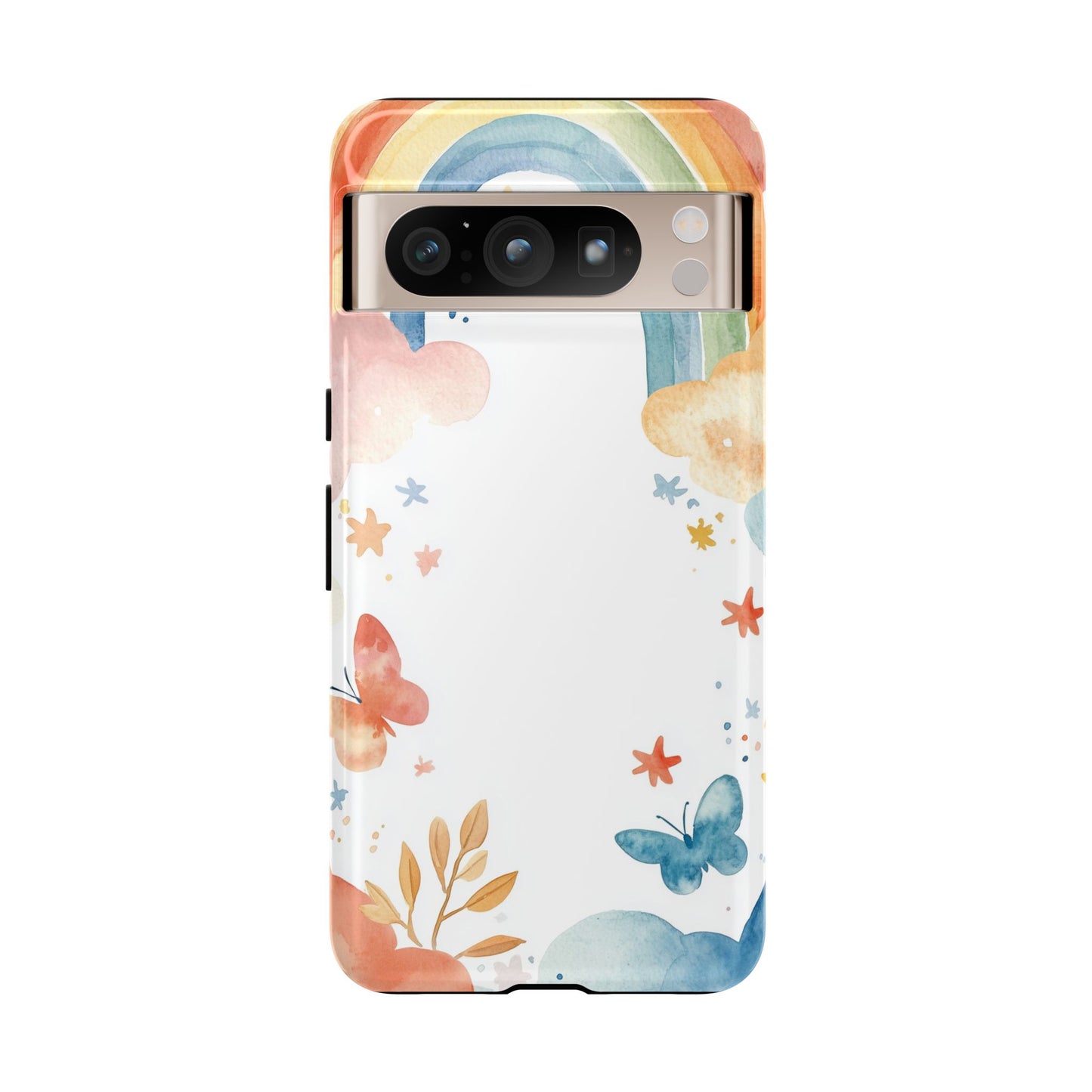 Dreamy Skies & Rainbows Watercolor Phone Case for iPhone, google Pixel & Samsung