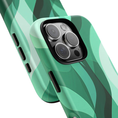 Verdant Flow – Abstract Nature-Inspired Phone Case for iPhone, Samsung & Pixel