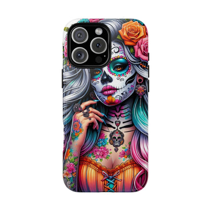 Sugar Skull Goddess – Día de los Muertos Floral Queen Mobile Cover