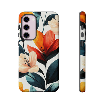 Sunset Garden Floral Case | Vibrant Bloom Design for iPhone, Pixel & Samsung