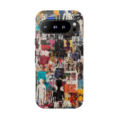 Graffiti Phone Case – Basquiat Street Art Design - iPhone, Samsung & Google Pixel Cover - Artistic Painting Case,  Art Lover Gift