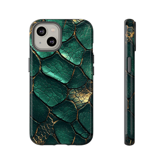 Emerald Serpent Snakeskin Phone Case for iPhone, Samsung & Google Pixel