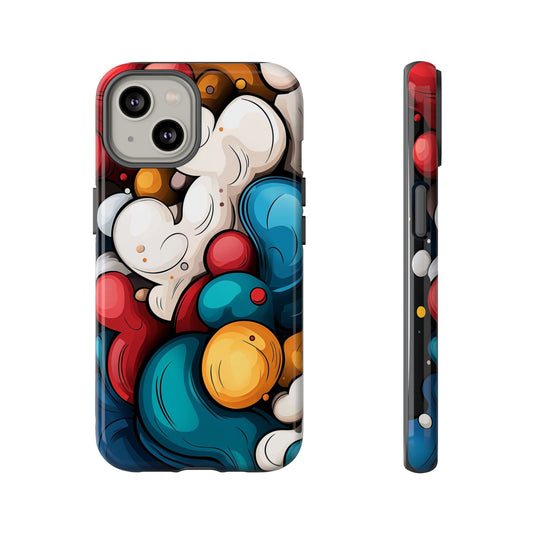 Color Burst – Bold Abstract Bubble Phone Case for iPhone, Samsung & Pixel