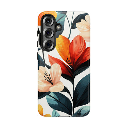 Sunset Garden Floral Case | Vibrant Bloom Design for iPhone, Pixel & Samsung