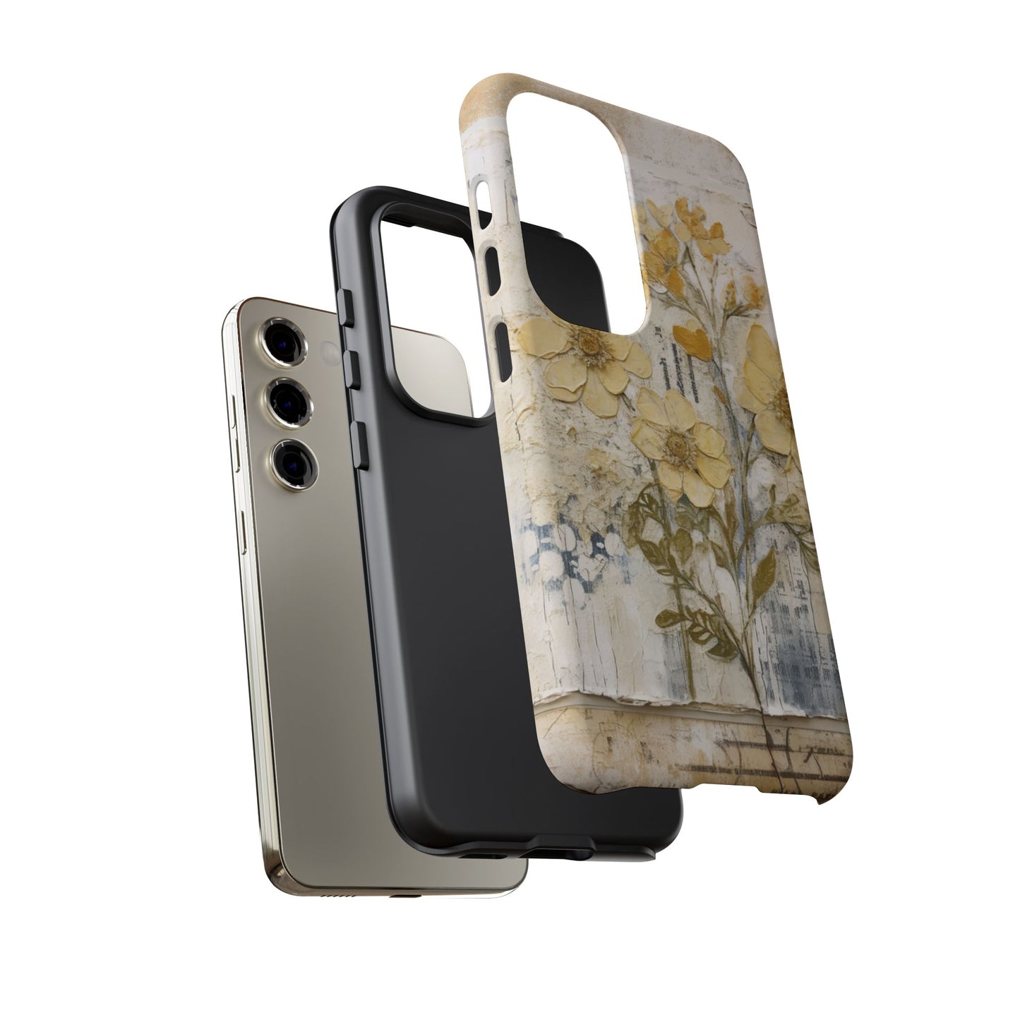 Vintage Botanical Floral Mobile Case