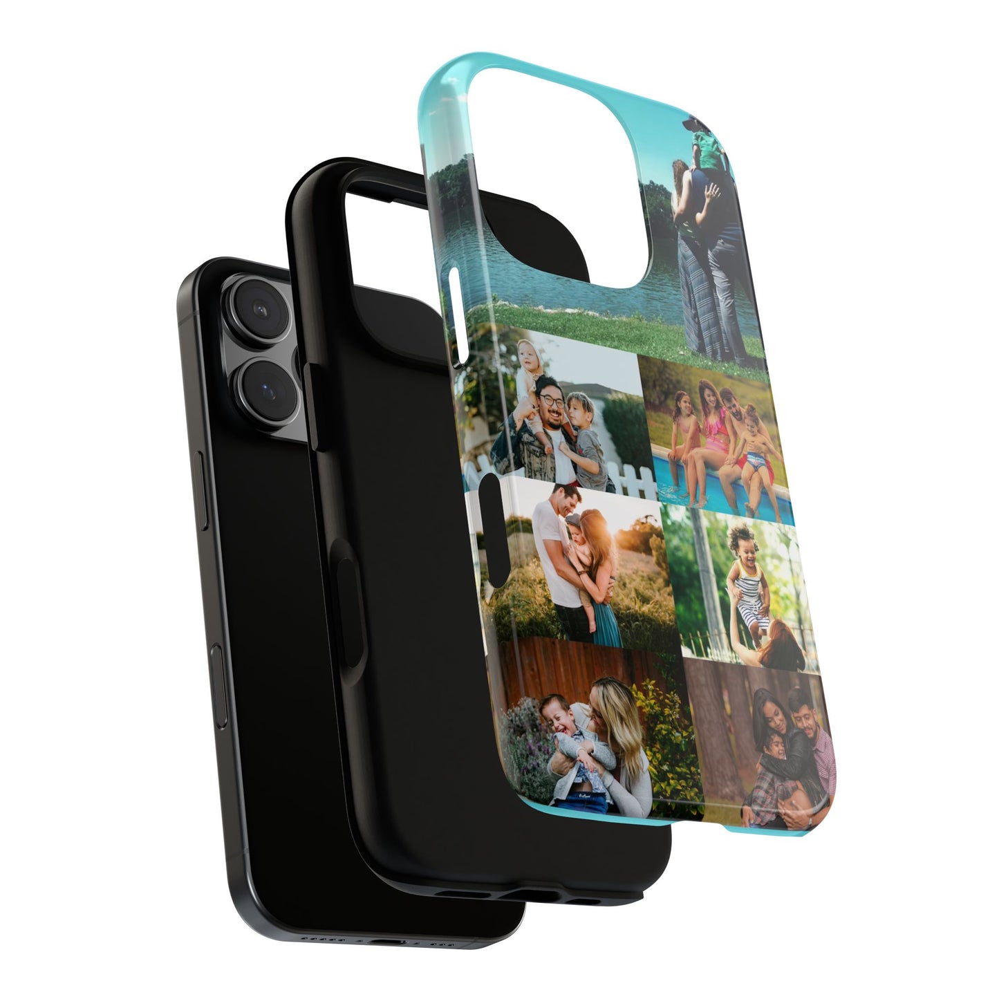 Personalised Custom Photo Collage Phone Case – Add Your Images/Loving Memory – Unique Gift for iPhone, Samsung  & Google Pixel – Protective & Stylish Cover, Couples Gift
