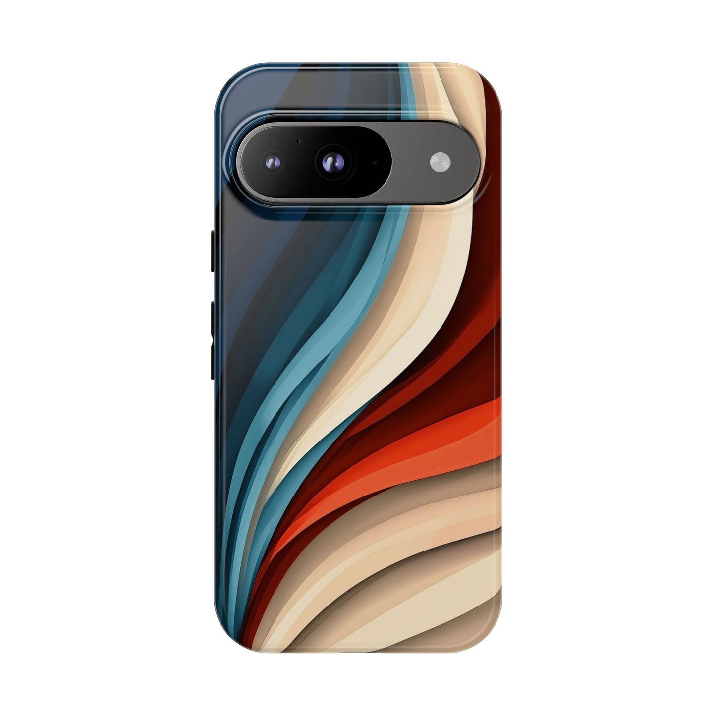Velvet Waves – Abstract Flow Phone Case for iPhone, Samsung & Pixel