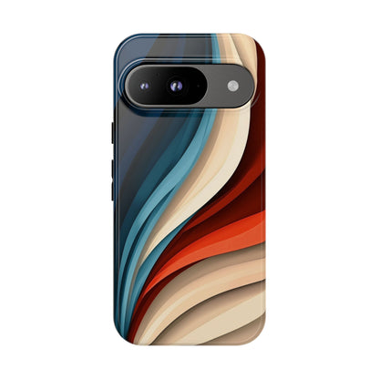 Velvet Waves – Abstract Flow Phone Case for iPhone, Samsung & Pixel