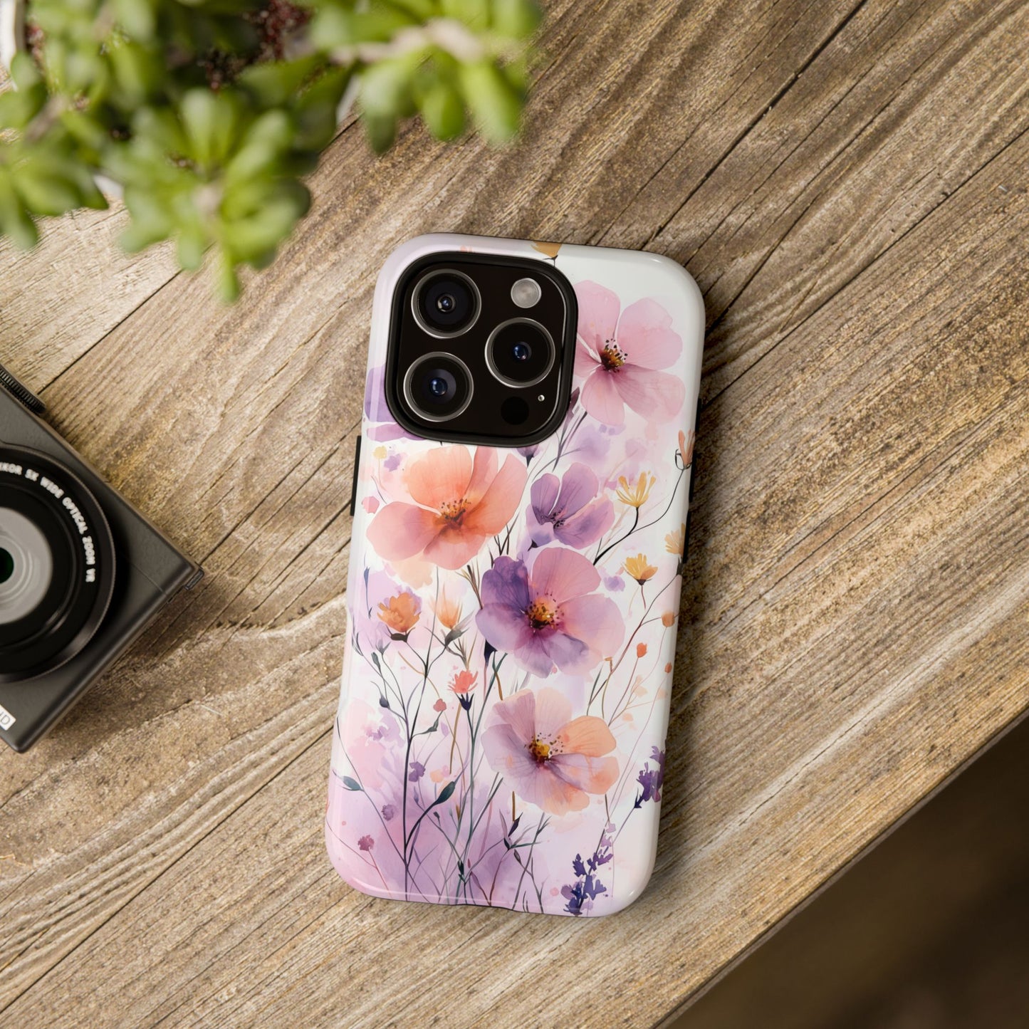 Botanical Bliss Watercolor Phone Case for iPhone, google Pixel & Samsung