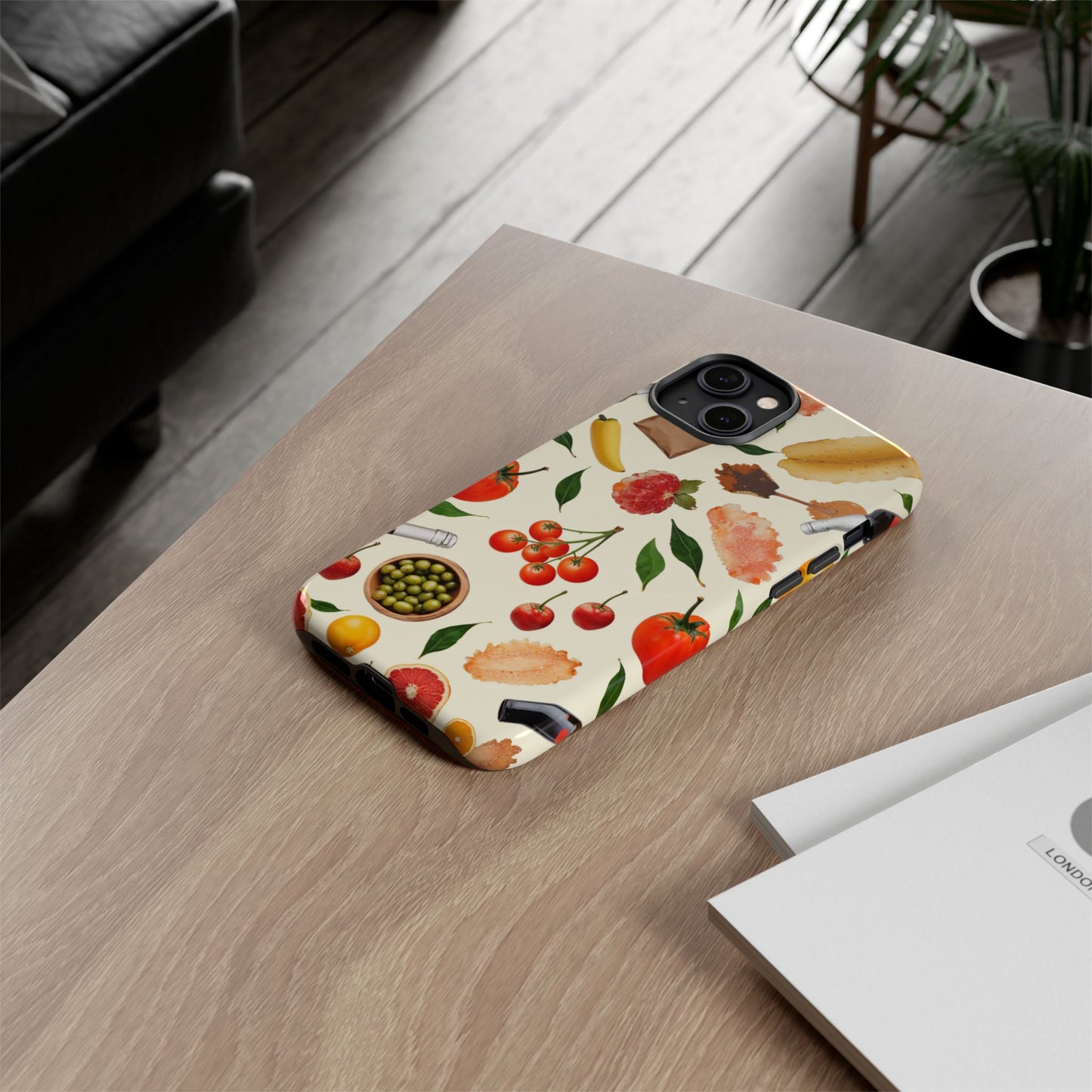 Fresh Fruits & Veggies Pattern Phone Case