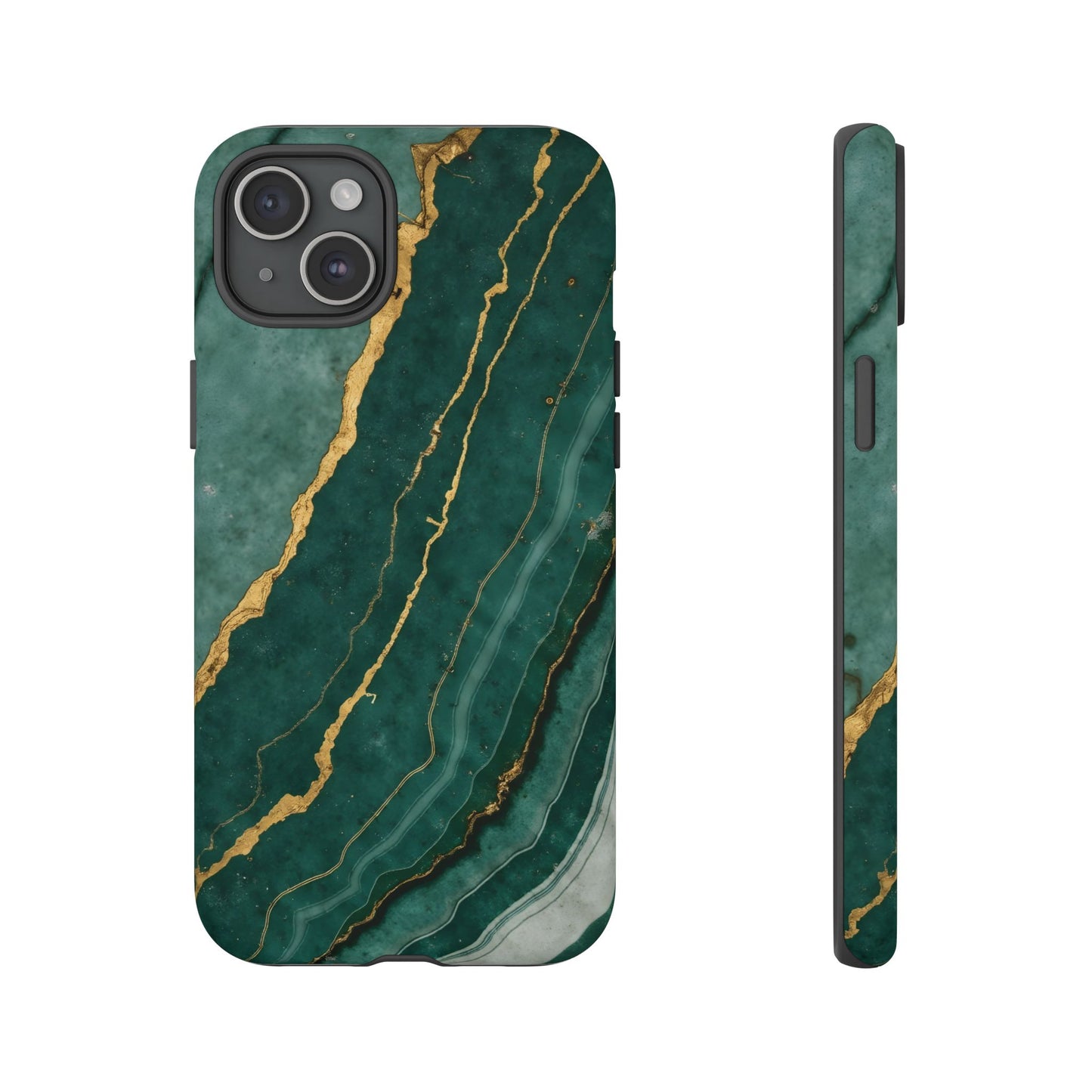 Jade Green Marble Case Design