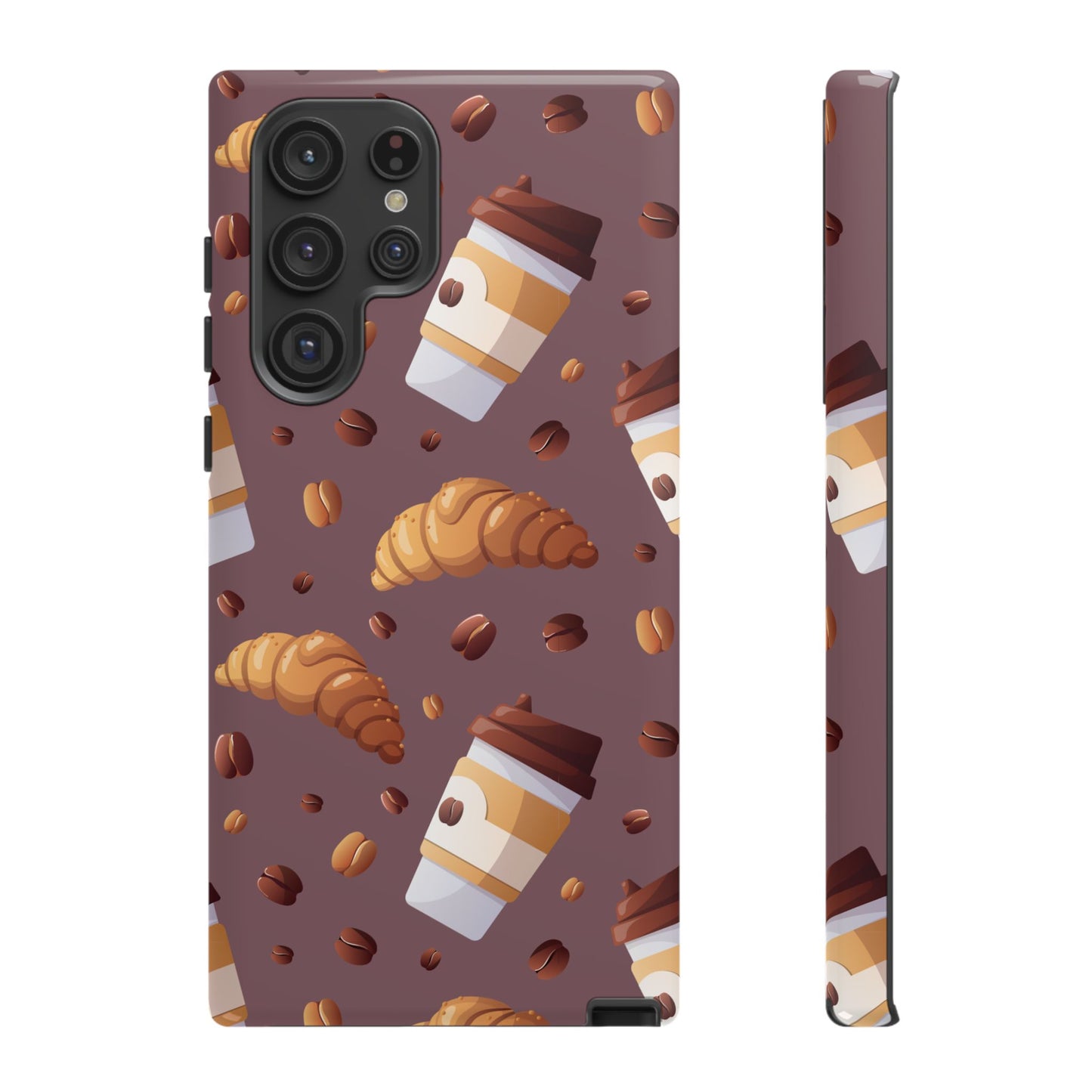 ]Kawaii Food Lover's Phone Case –Coffee Beans Phone Cover for iPhone, Google Pixel, Samsung