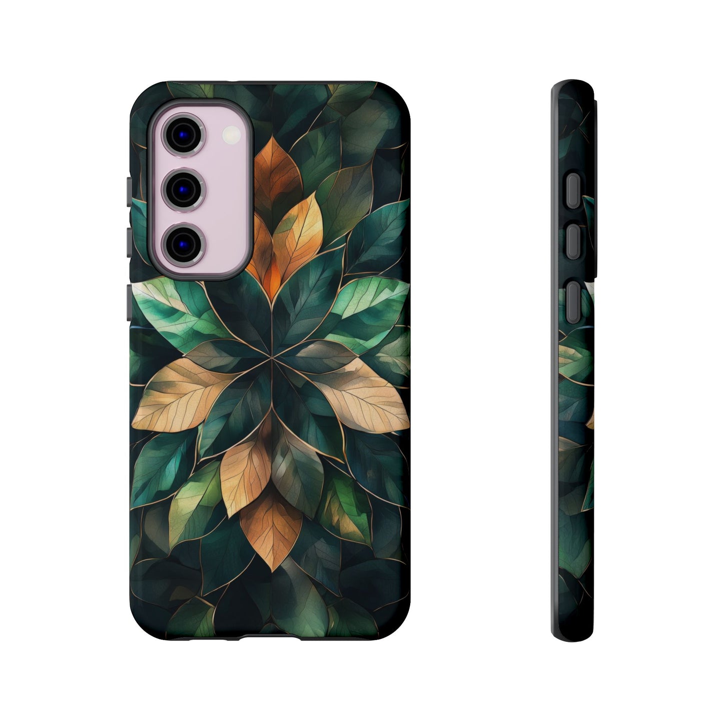 Golden Harmony Leaf Phone Case for iPhone, Samsung & Google Pixel