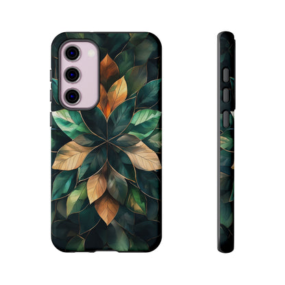 Golden Harmony Leaf Phone Case for iPhone, Samsung & Google Pixel