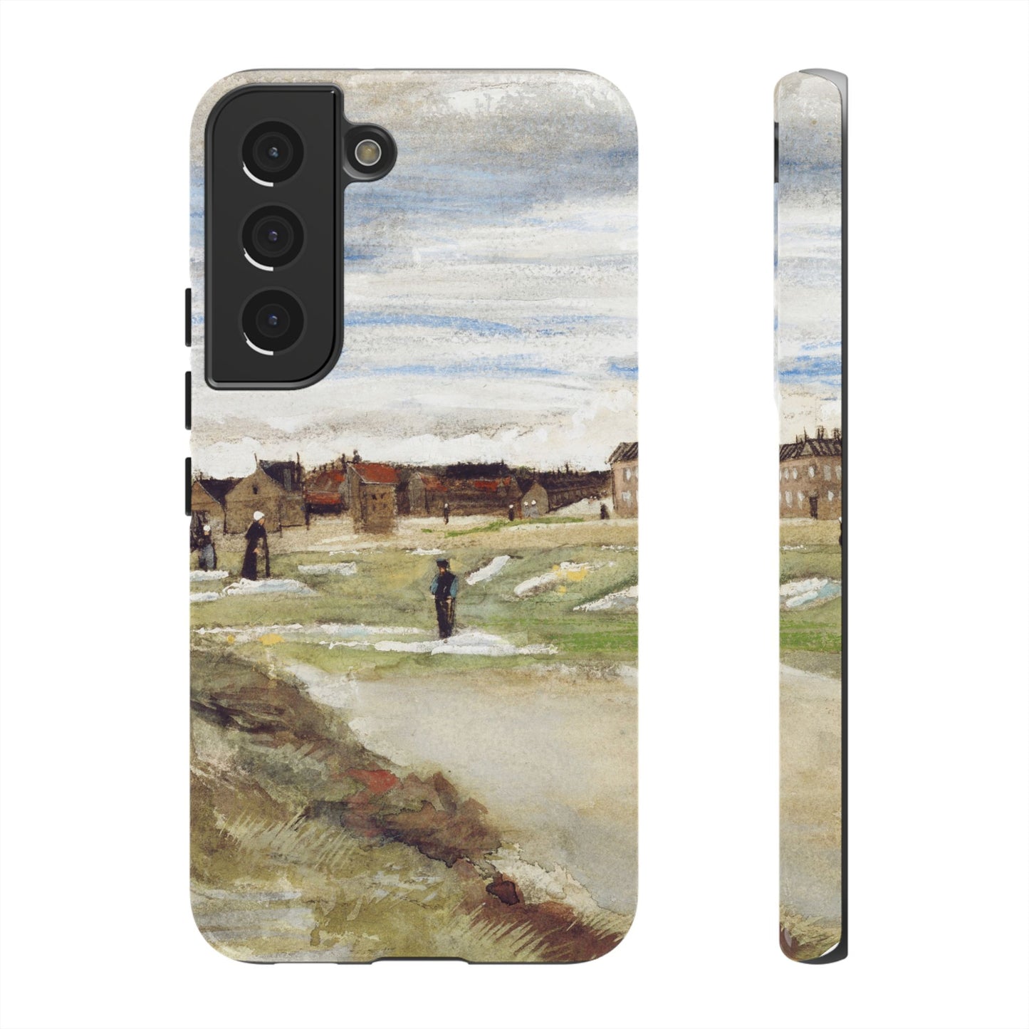 Van Gogh Village Painting Phone Case - iPhone, Samsung, Pixel - Art Print Cover, Gift for Art Lovers