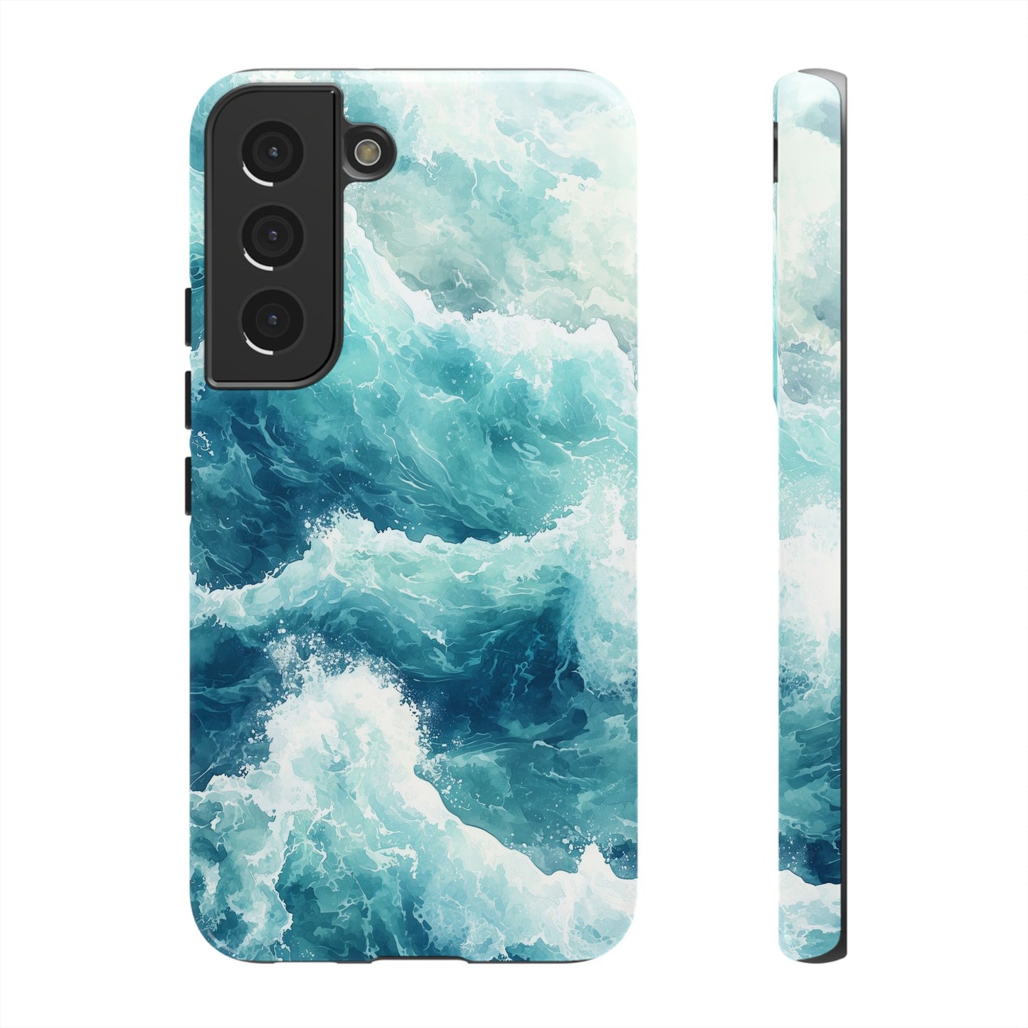 Seafoam Serenity Watercolor Phone Case for iPhone, google Pixel & Samsung
