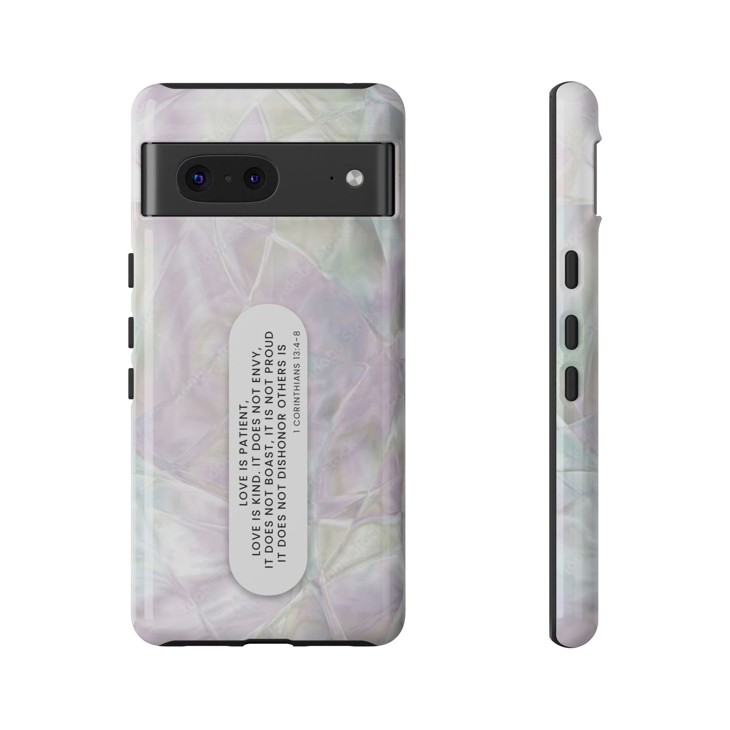 Customized Bible Verse Phone Case – Custom Christian Scripture Cover, Crystal Phone Case, Unique Gift for iPhone, Samsung  & Google Pixel – Protective & Stylish Cover"