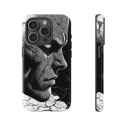 Shattered Reflections of a Symbiotic Soul: The Rise of a Dark Anti-Hero Phone Case for iPhone, Samsung & Pixel