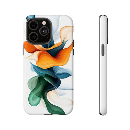 Verdant Flow – Modern Abstract Phone Case for iPhone, Samsung & Pixel