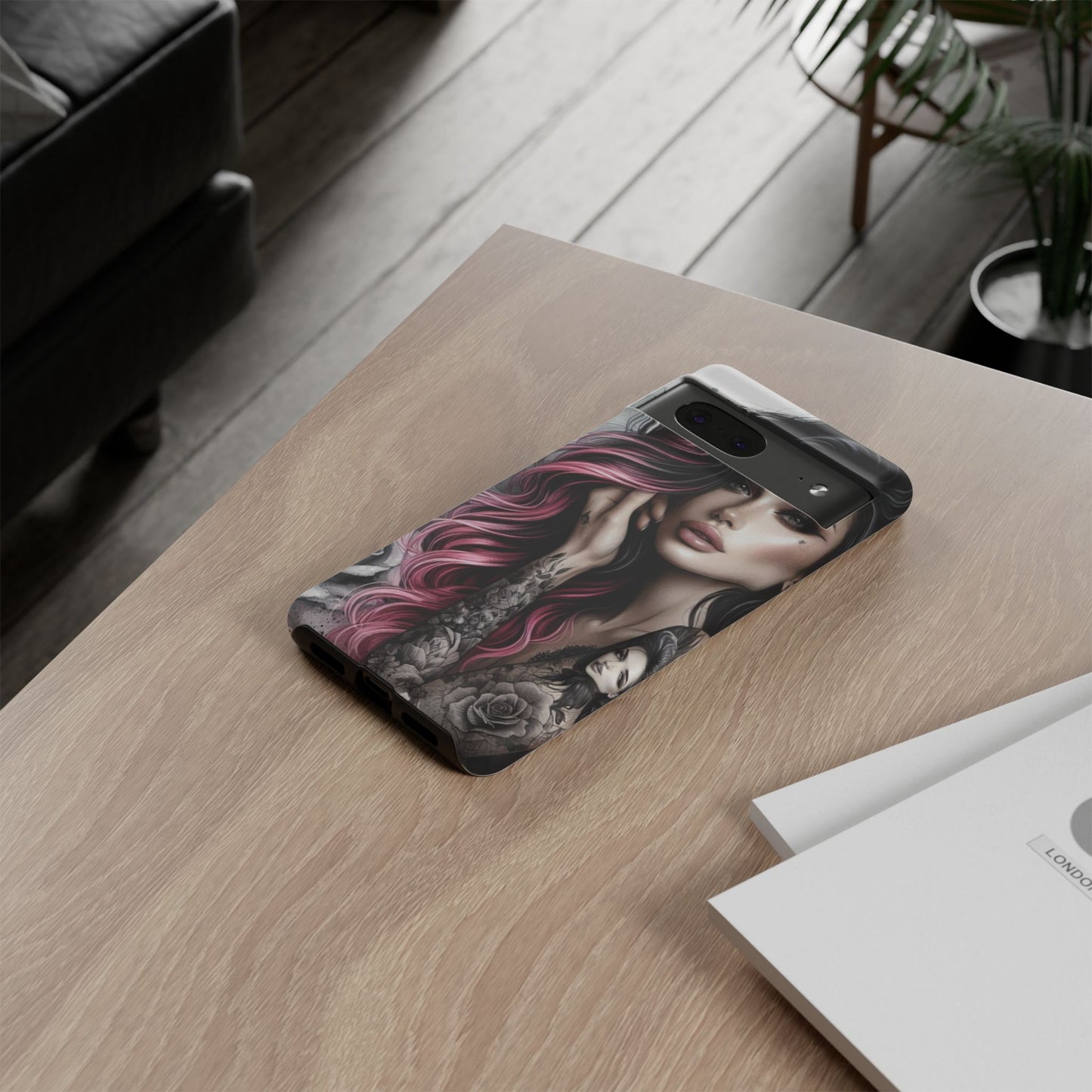 Tattooed Elegance – Gothic Art Mobile Cover