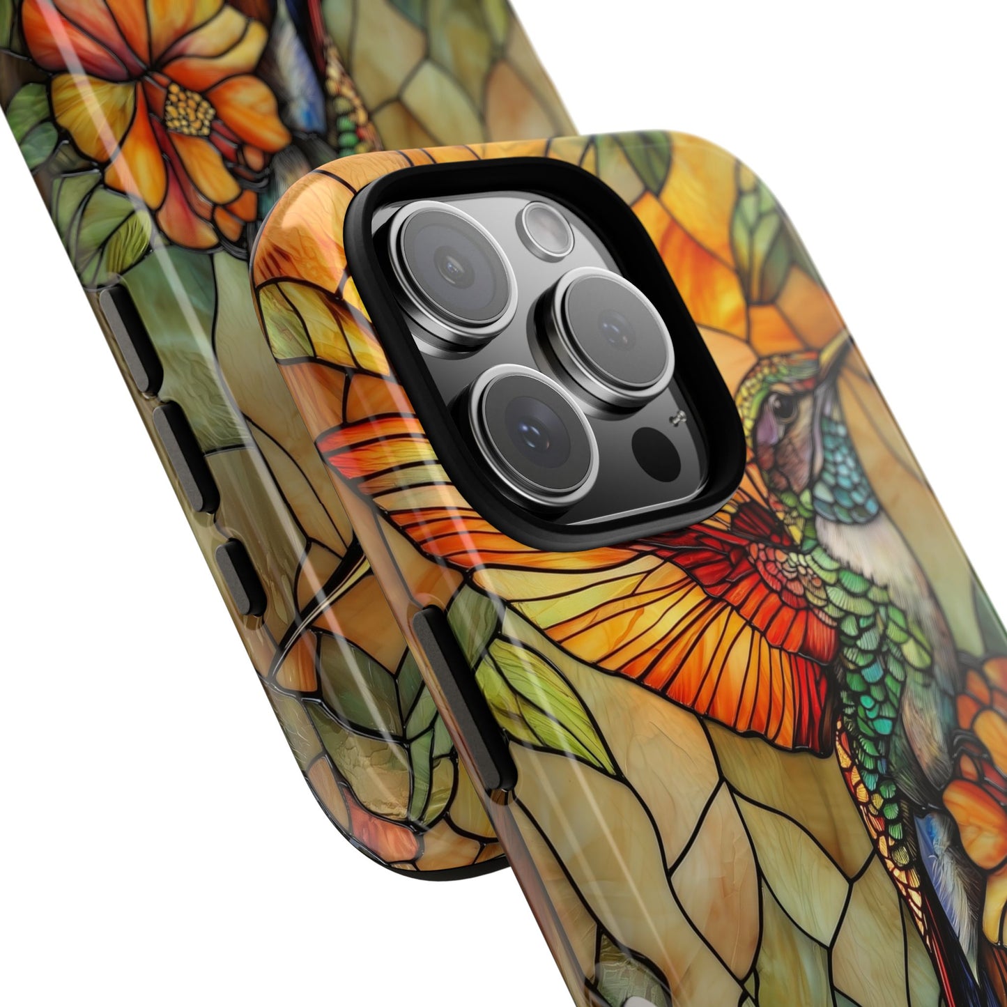 Whispers in Flight – Mosaic Hummingbird Phone Case for iPhone, Samsung & Pixel