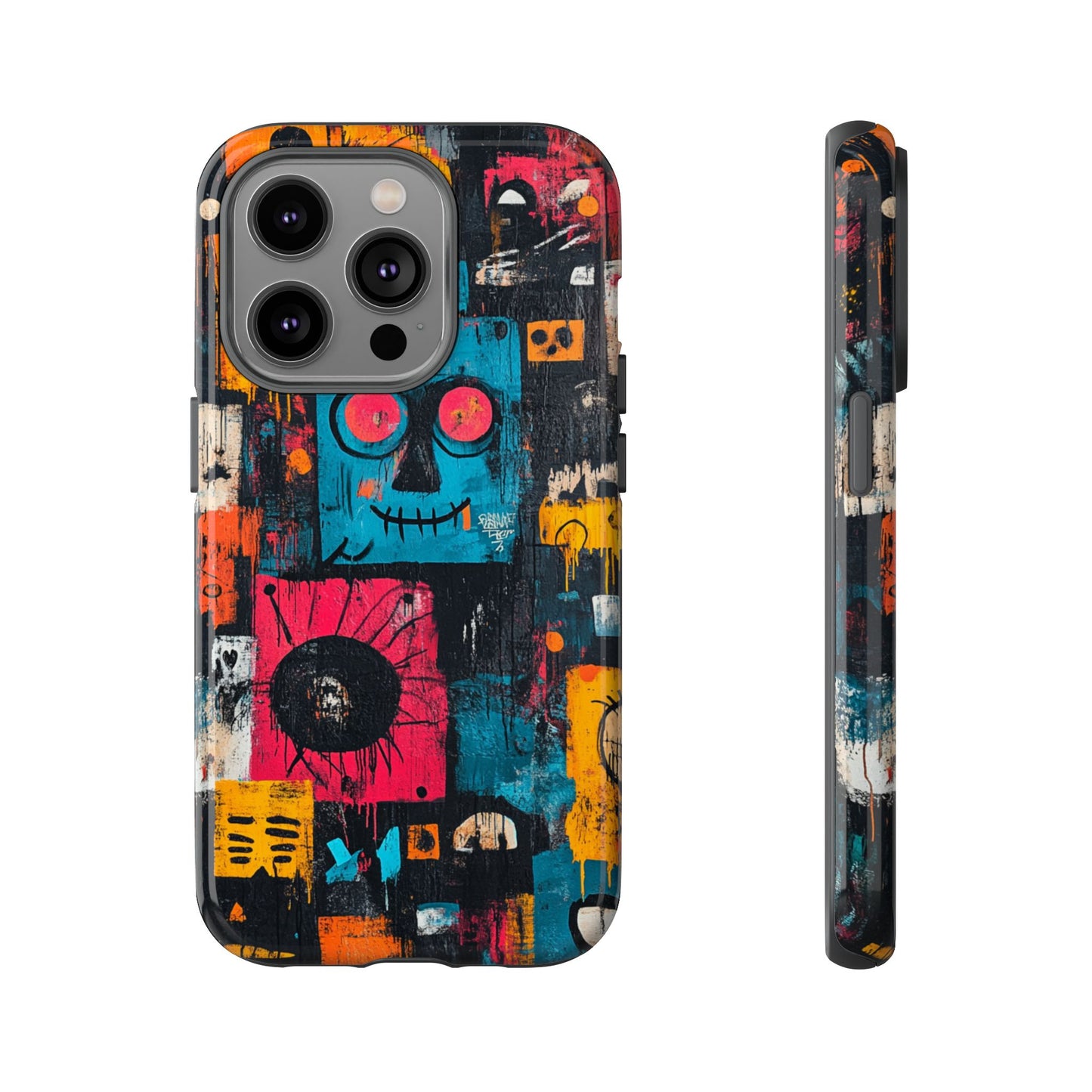 Jean-Michel Basquiat Art Phone Case – Modern Aesthetic Cover - iPhone, Samsung & Google Pixel Cover - Artistic Painting Case,  Art Lover Gift