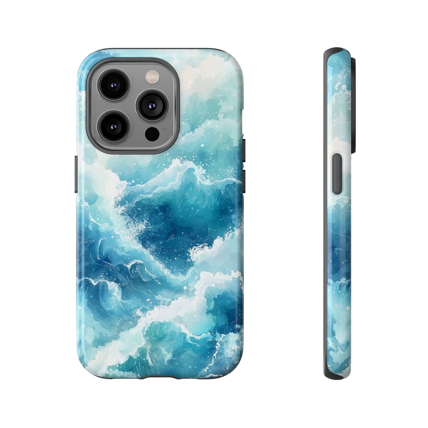 Tidal Tranquility Watercolor Phone Case for iPhone, google Pixel & Samsung