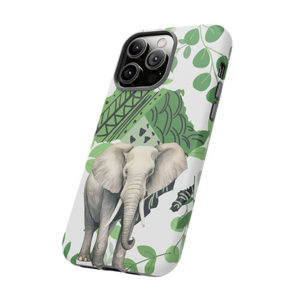 Tropical Elephant Mobile Cover – Nature-Inspired Boho Art