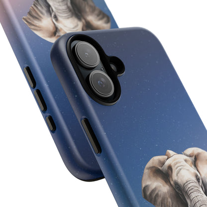 Celestial Elephant Mobile Cover – Dreamy Night Sky Aesthetic