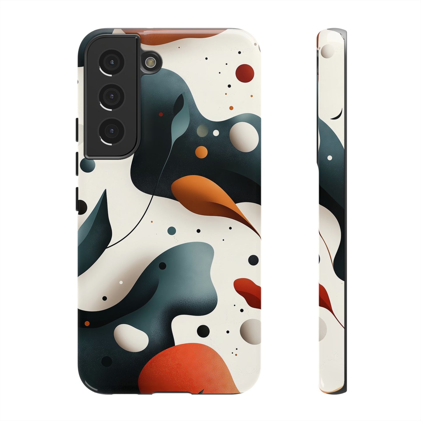 Midnight Bloom – Organic Abstract Phone Case for iPhone, Samsung & Pixel