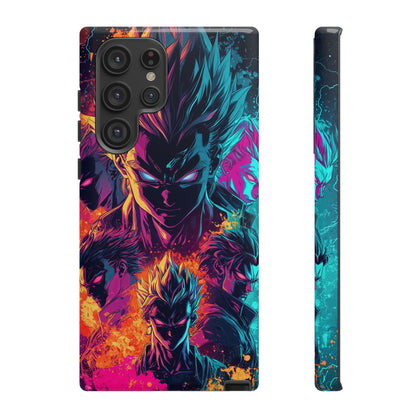 Multiverse Saiyan Rebellion | Comic-Style Anime Warriors Explosion Phone Case for iPhone, Samsung & Pixel