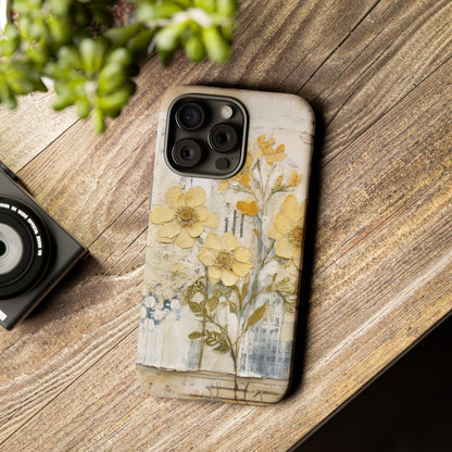 Vintage Botanical Floral Mobile Case