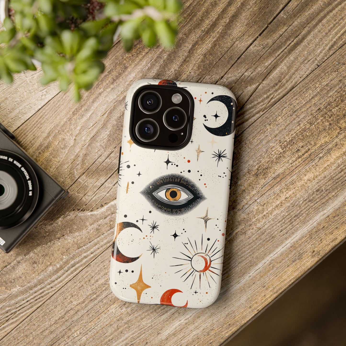 Mystic Moon & Stars Boho Phone Case for iPhone, Pixel & Samsung