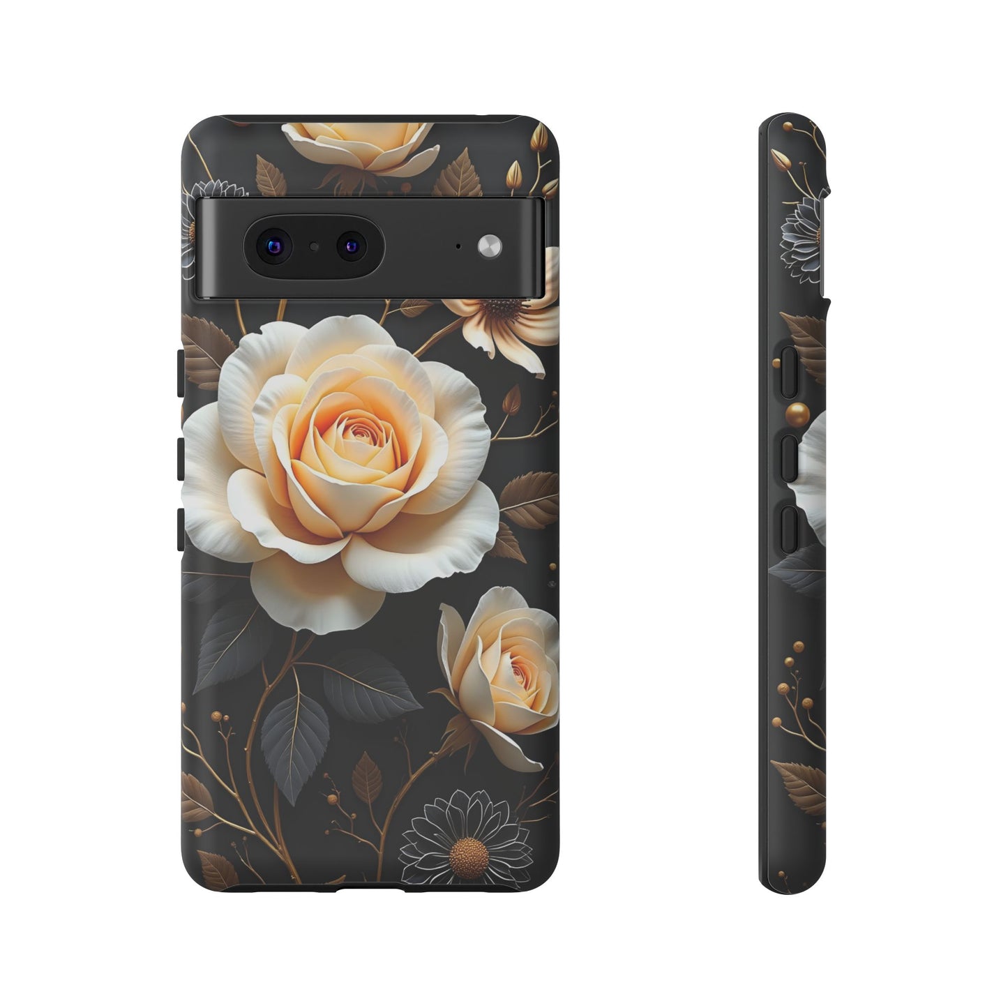 Elegant 3D Floral Design, Botanical Phone Case design for Iphone.