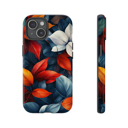 Autumn Midnight Leaves | Luxe Floral Phone Case for iPhone, Pixel & Samsung