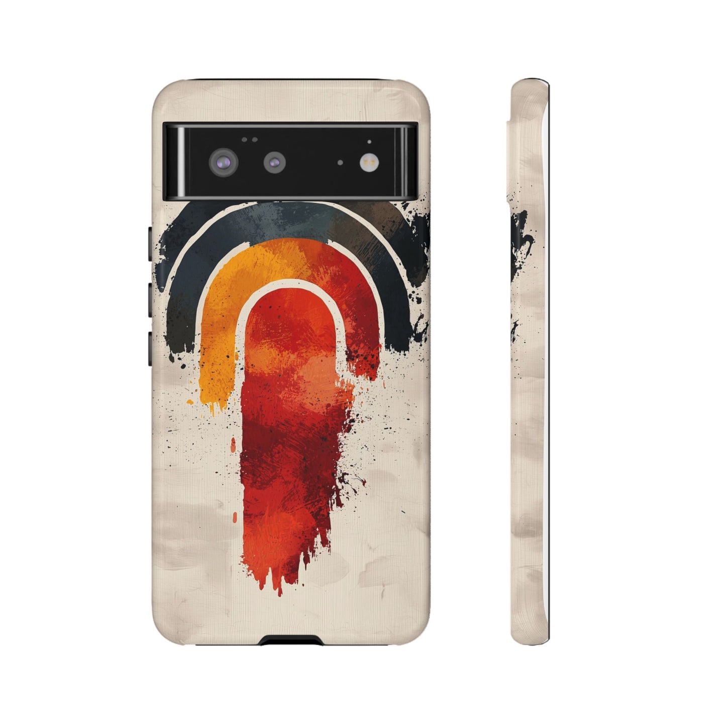 Boho Retro Splash Rainbow Phone Case for iPhone, Pixel & Samsung
