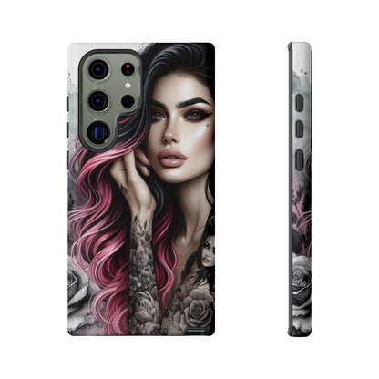 Tattooed Elegance – Gothic Art Mobile Cover