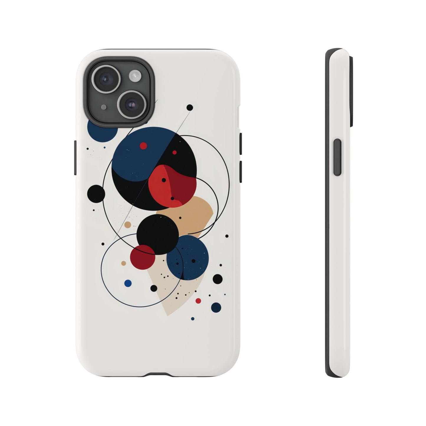 Celestial Flow – Abstract Minimal Art Phone Case for iPhone, Samsung & Pixel