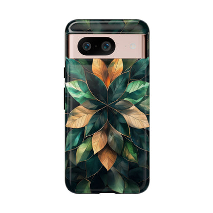 Golden Harmony Leaf Phone Case for iPhone, Samsung & Google Pixel